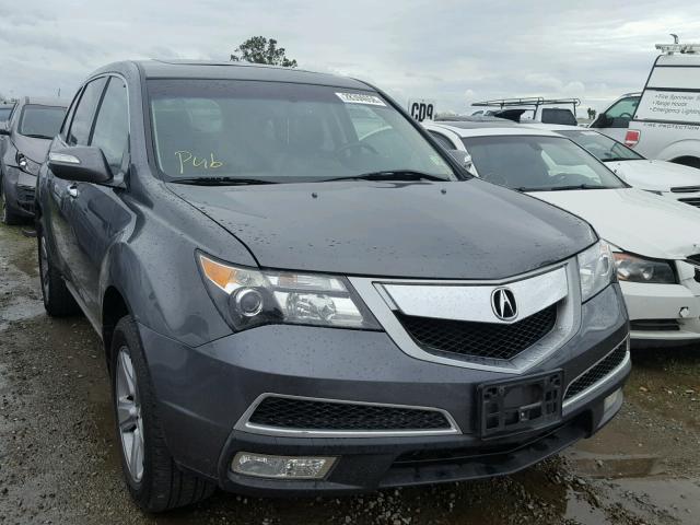 2HNYD2H24AH500629 - 2010 ACURA MDX CHARCOAL photo 1