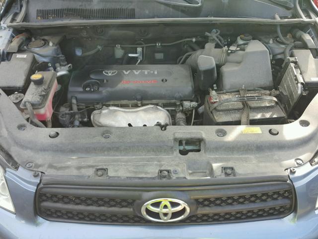 JTMBD33V476026338 - 2007 TOYOTA RAV4 BLUE photo 7