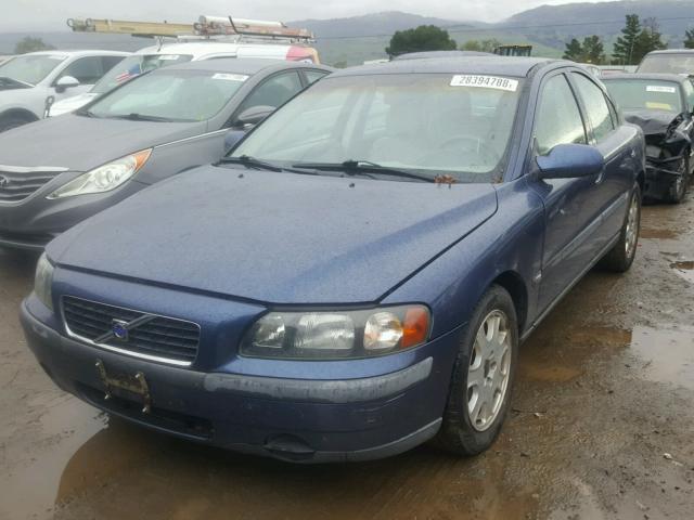 YV1RS58D012015491 - 2001 VOLVO S60 2.4T BLUE photo 2