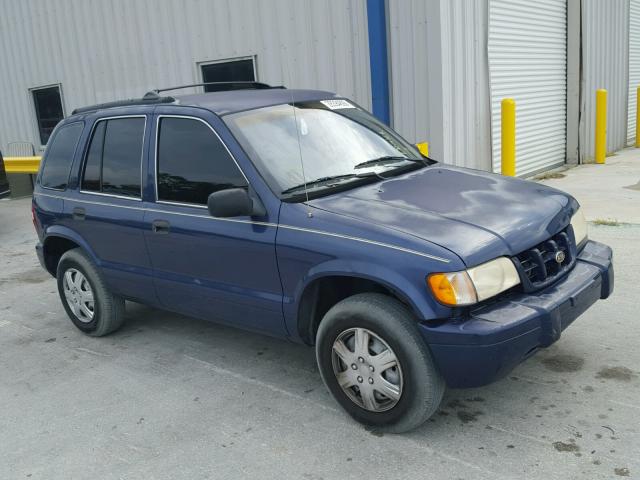 KNDJB723615689948 - 2001 KIA SPORTAGE PURPLE photo 1