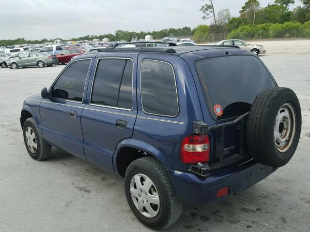 KNDJB723615689948 - 2001 KIA SPORTAGE PURPLE photo 3