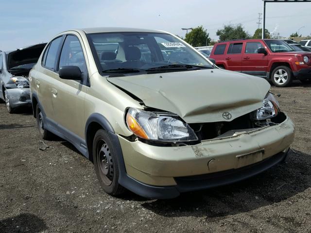 JTDBT123420255797 - 2002 TOYOTA ECHO GOLD photo 1