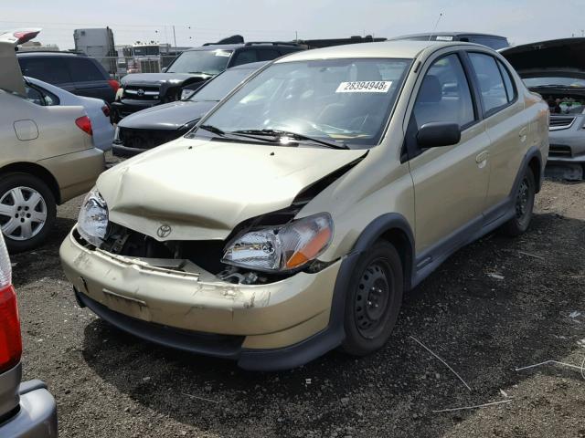 JTDBT123420255797 - 2002 TOYOTA ECHO GOLD photo 2