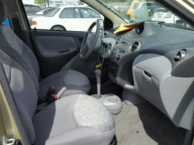 JTDBT123420255797 - 2002 TOYOTA ECHO GOLD photo 5