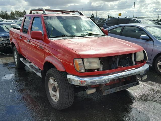 1N6ED27Y9YC415696 - 2000 NISSAN FRONTIER C RED photo 1