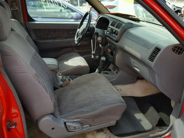 1N6ED27Y9YC415696 - 2000 NISSAN FRONTIER C RED photo 5