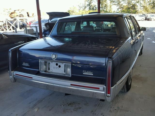 1G6CG53B2N4240267 - 1992 CADILLAC FLEETWOOD BLUE photo 4