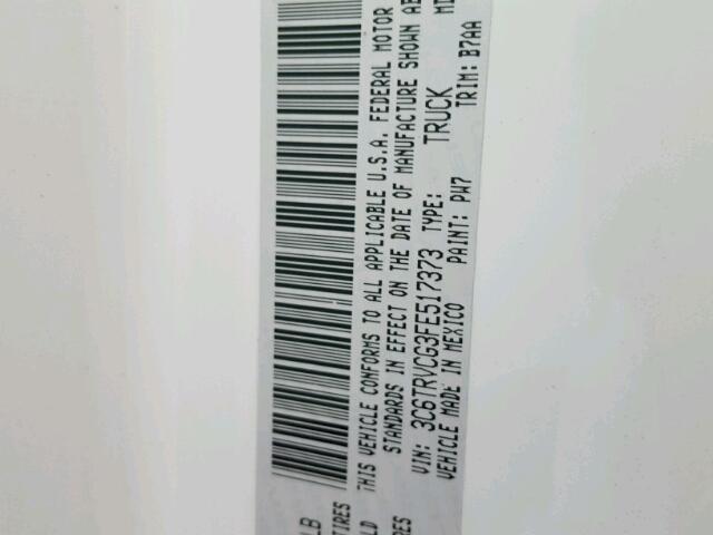 3C6TRVCG3FE517373 - 2015 RAM PROMASTER 白色 照片 10