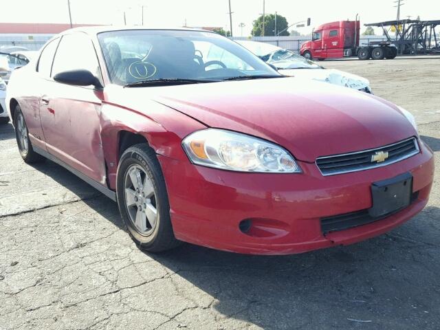 2G1WJ15N179276665 - 2007 CHEVROLET MONTE CARL RED photo 1