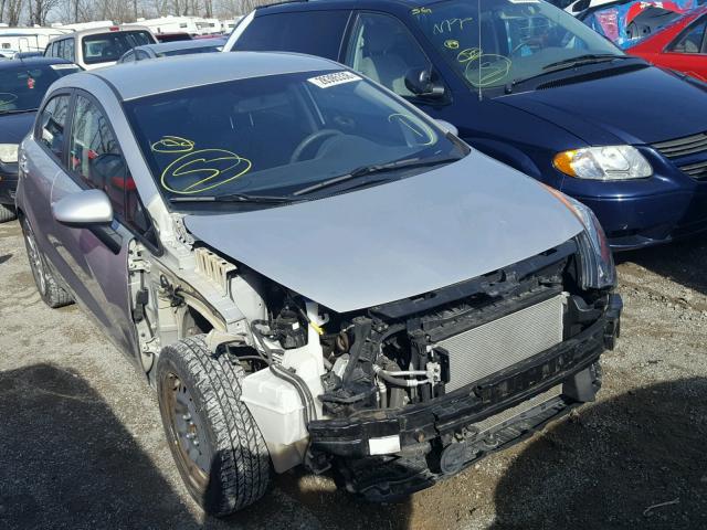 KNADM5A32C6040932 - 2012 KIA RIO LX Արծաթագույն լուսանկար 1