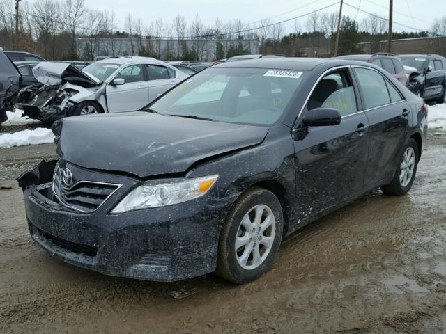 4T4BF3EK9BR200875 - 2011 TOYOTA CAMRY BASE BLACK photo 2