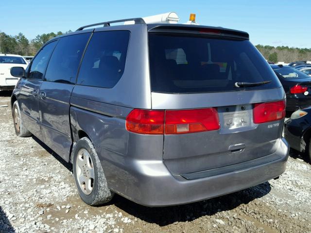 2HKRL1862YH506022 - 2000 HONDA ODYSSEY EX GRAY photo 3