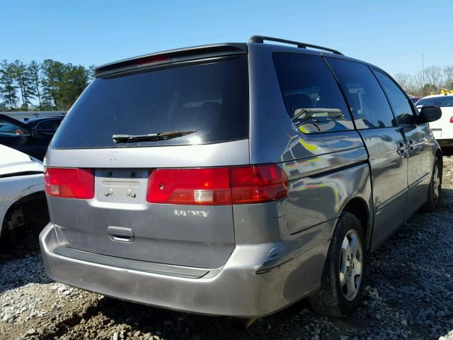 2HKRL1862YH506022 - 2000 HONDA ODYSSEY EX GRAY photo 4