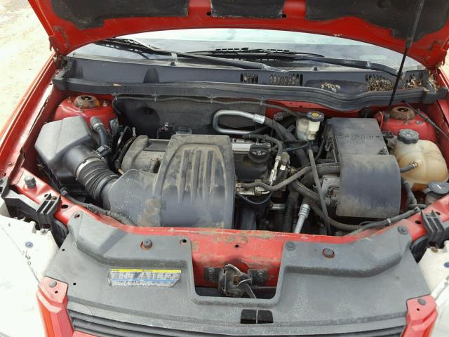 1G1AL15F667610458 - 2006 CHEVROLET COBALT LT RED photo 7