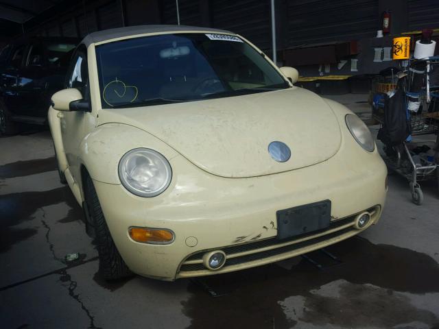 3VWCM21Y84M301178 - 2004 VOLKSWAGEN NEW BEETLE YELLOW photo 1