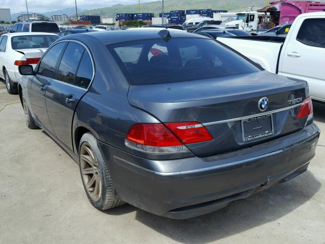 WBAHL83587DT08078 - 2007 BMW 750 I BLACK photo 3