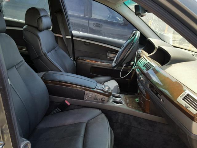 WBAHL83587DT08078 - 2007 BMW 750 I BLACK photo 5