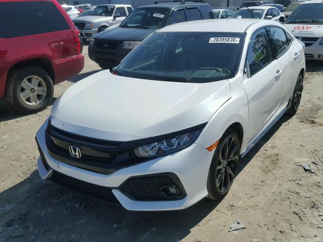 SHHFK7G49HU223459 - 2017 HONDA CIVIC SPOR WHITE photo 2