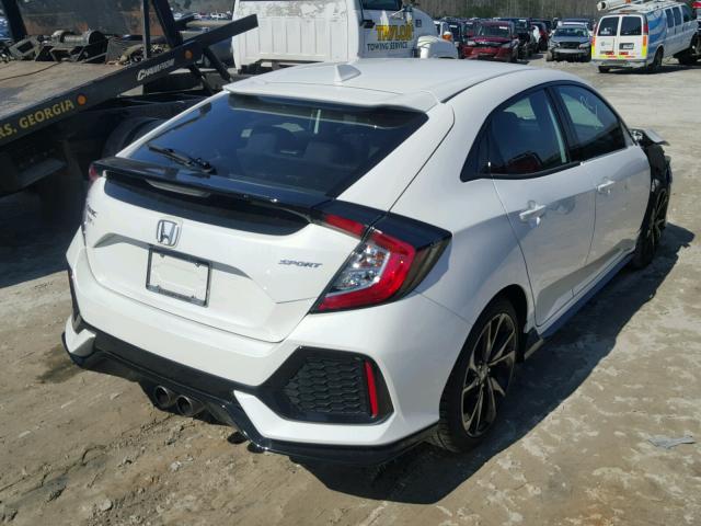 SHHFK7G49HU223459 - 2017 HONDA CIVIC SPOR WHITE photo 4