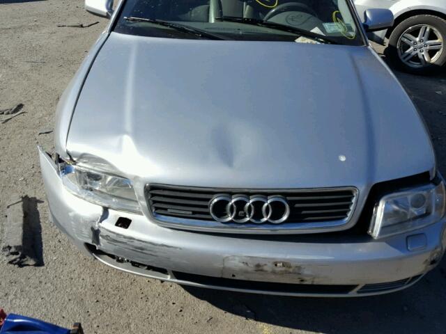 WAUDH68D31A054549 - 2001 AUDI A4 2.8 QUA SILVER photo 7