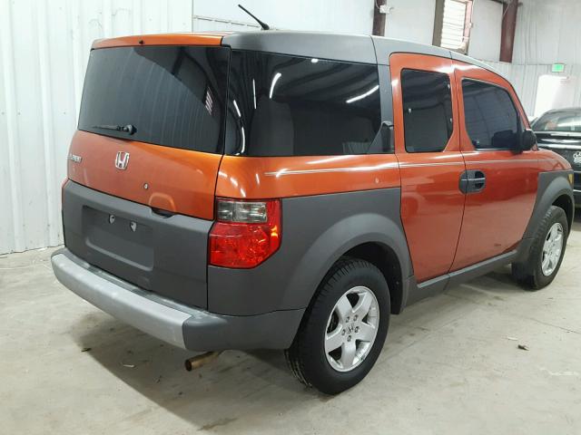 5J6YH28514L038911 - 2004 HONDA ELEMENT EX ORANGE photo 4