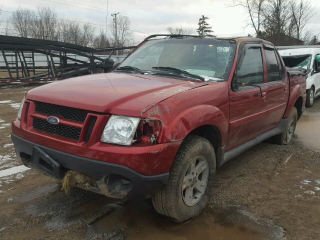 1FMZU77K05UB72780 - 2005 FORD EXPLORER S RED photo 2