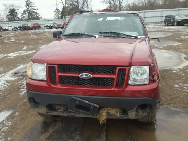 1FMZU77K05UB72780 - 2005 FORD EXPLORER S RED photo 9