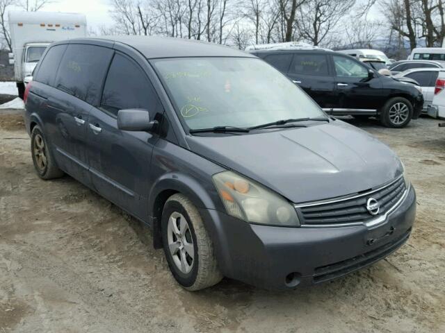 5N1BV28U87N100613 - 2007 NISSAN QUEST S GRAY photo 1