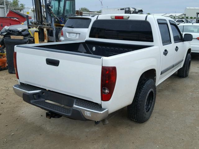 1GCCS136968116840 - 2006 CHEVROLET COLORADO WHITE photo 4