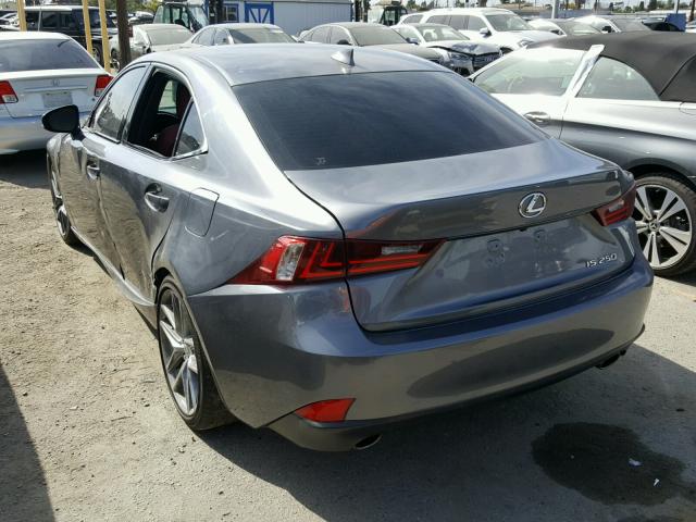 JTHBF1D24E5005140 - 2014 LEXUS IS 250 GRAY photo 3