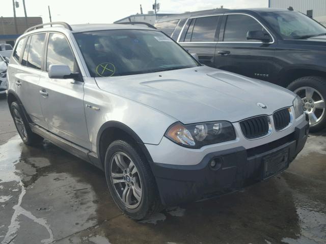 WBXPA93485WD04265 - 2005 BMW X3 3.0I SILVER photo 1