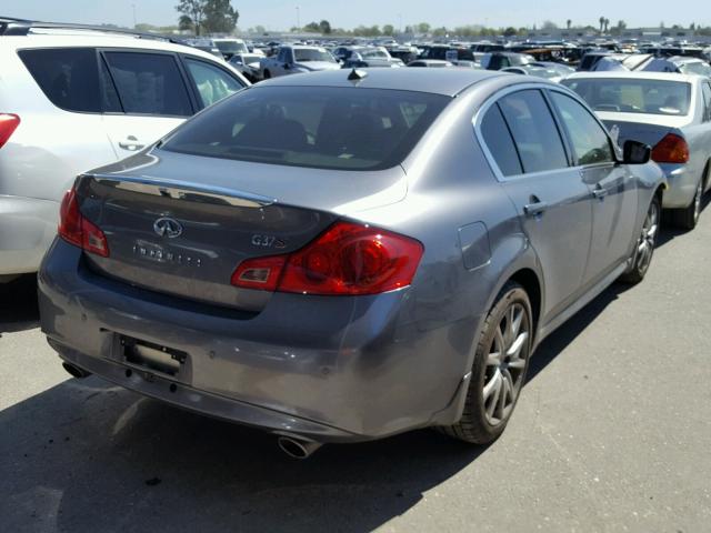 JN1CV6AP8CM623539 - 2012 INFINITI G37 BASE GRAY photo 4