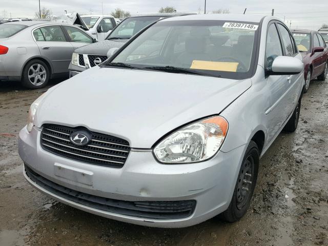 KMHCN4AC9AU430906 - 2010 HYUNDAI ACCENT GLS SILVER photo 2