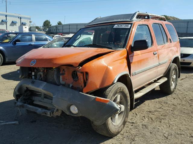 5N1ED28Y93C658480 - 2003 NISSAN XTERRA XE ORANGE photo 2