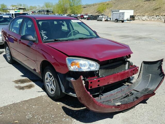 1G1ZS58F57F197870 - 2007 CHEVROLET MALIBU LS RED photo 1