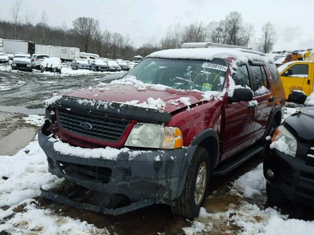 1FMZU72K53ZB49549 - 2003 FORD EXPLORER X BURGUNDY photo 2
