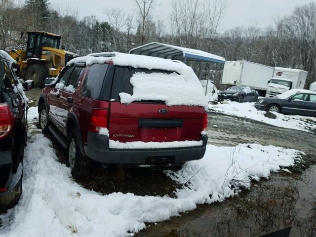 1FMZU72K53ZB49549 - 2003 FORD EXPLORER X BURGUNDY photo 3