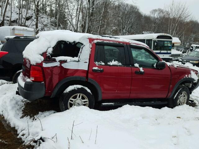 1FMZU72K53ZB49549 - 2003 FORD EXPLORER X BURGUNDY photo 4