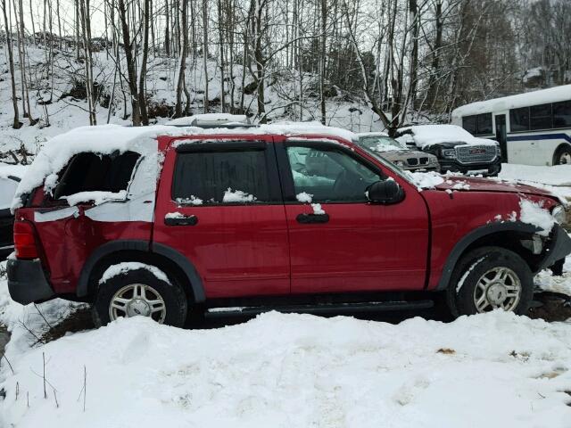 1FMZU72K53ZB49549 - 2003 FORD EXPLORER X BURGUNDY photo 9