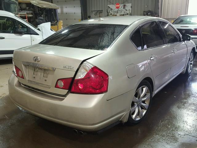 JNKAY01F07M454704 - 2007 INFINITI M35 BASE TAN photo 4