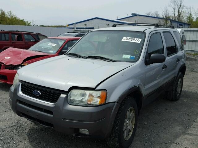 1FMYU03114KA19951 - 2004 FORD ESCAPE XLT GRAY photo 2