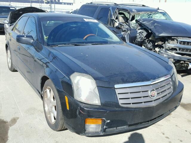 1G6DM577240185473 - 2004 CADILLAC CTS BLACK photo 1