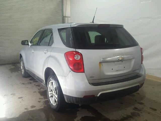 2CNFLCEW2A6215464 - 2010 CHEVROLET EQUINOX LS SILVER photo 3