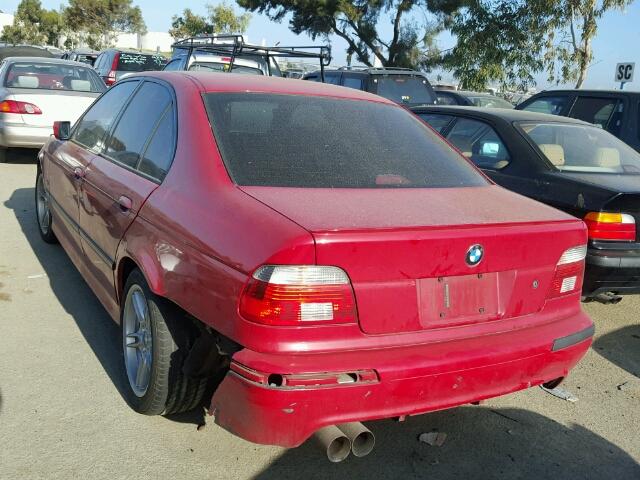 WBADN63411GM70712 - 2001 BMW 540 I AUTO RED photo 3