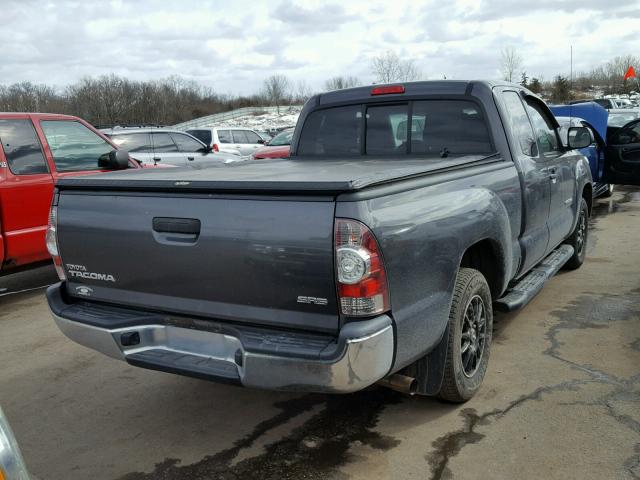 5TFTX4CN8DX034904 - 2013 TOYOTA TACOMA ACC SILVER photo 4