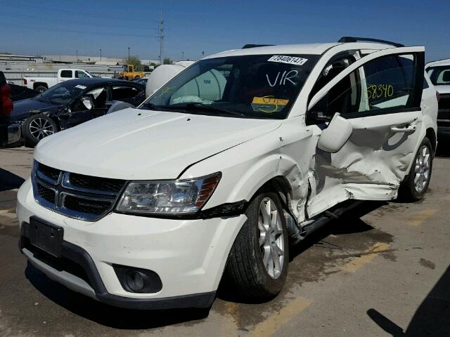 3C4PDCBG7CT199991 - 2012 DODGE JOURNEY SX WHITE photo 2