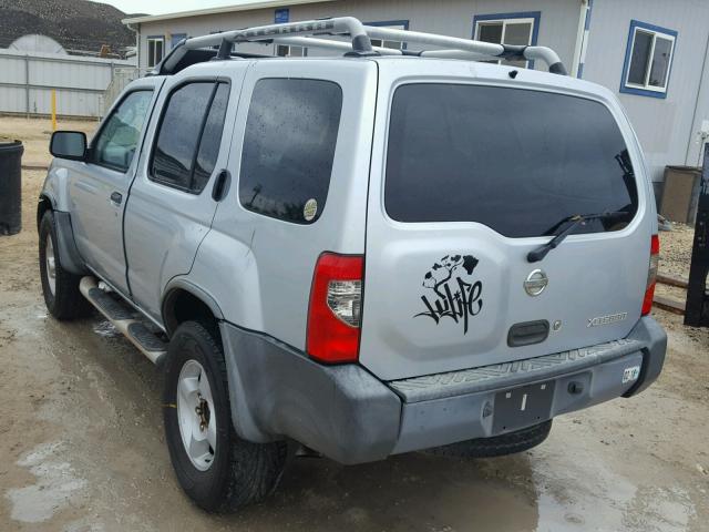 5N1ED28T62C588763 - 2002 NISSAN XTERRA XE SILVER photo 3