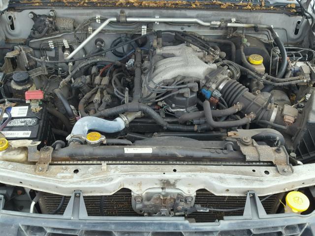 5N1ED28T62C588763 - 2002 NISSAN XTERRA XE SILVER photo 7