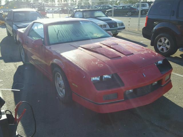 1G1FP21F8HL114304 - 1987 CHEVROLET CAMARO RED photo 1