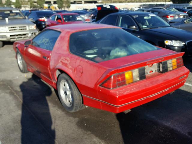 1G1FP21F8HL114304 - 1987 CHEVROLET CAMARO RED photo 3